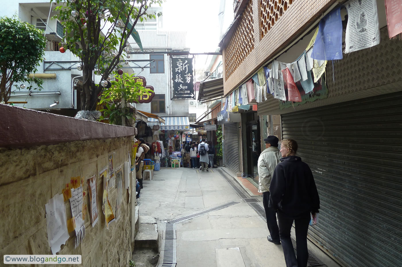 The streets of Yung Shue Wan